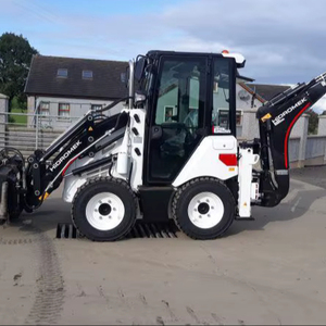 รถตักล้อยางไฮโดรมีค HMK62SS ปี 2022 ใหม่/มือสอง รถแบคโฮและรถตักขนาดเล็ก 3 ตัน พร้อมเครื่องยนต์เพอร์กินส์และปั๊มไฮดรอลิกแบบลูกปืน - Product Image 1