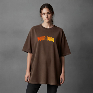 Prix de gros T-shirt pour femme 100% coton écologique à col rond, manches courtes, couleur unie, pour l'été, avec appliques - Product Image 1
