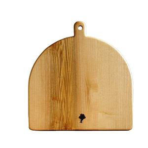 Planche à découper rectangulaire en bois naturel avec trou de suspension, finition naturelle, ustensile de cuisine, décoration de table pour Ramadan et l'Aïd - Product Image 5