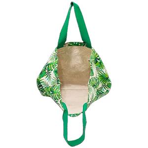 Bolsas de yute ecológicas impresas personalizadas, bolsas de compras, bolsa de playa con asa de cinta teñida, logotipo impreso duradero para uso diario - Product Image 3