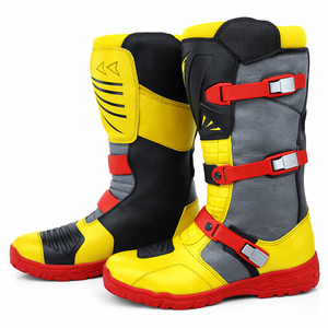 Botas de Motociclismo de Aventura para Hombre, Resistentes al Agua, Hechas a Medida, de Alta Resistencia |   Calzado de Motociclismo con Estándar CE, Transpirable, para Turismo Todoterreno - Product Image 5