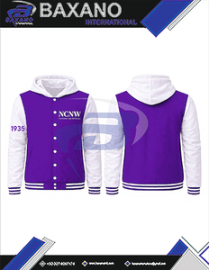 NCNW Sorority Purple Varsity <b>Jacket</b> Stylish Regular Stand Embroidered Logo Letterman Baseball Varsity Cropped <b>Jacket</b> Streetwear - Product Image 6