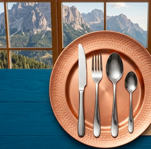 High Quality Stainless Steel Silver Color Plated Finished Rust Proof Dishwasher <b>Safe</b> Spoon Fork <b>Knife</b> For Restaurant Cafe Use - Product Image 5