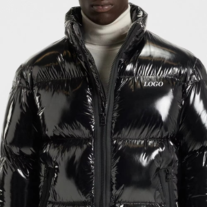 <b>Men</b> Winter Hooded Bubble <b>Jacket</b> Lightweight Warm Quilted Casual Full Zip Regular Fit Outdoor Comfortable Outerwear Waterproof - Product Image 4