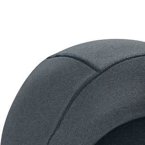 Masque facial balaclava rayé multicolore au design tendance, 100 % polyester tricoté, couvre-visage complet, couleurs et logo personnalisables - Product Image 2