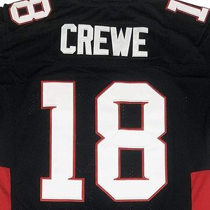Machine féroce # Maillot de football américain Paul Crewe 18 noir et rouge personnalisé, vêtements de sport pour hommes - Product Image 3