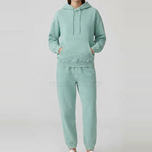 Custom Sunfaded Tracksuits High Quality Cotton Sportswear <b>Set</b> Wholesale Factory Supplier Sunfaded Cotton Tracksuit <b>Set</b> - Product Image 3