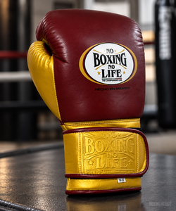 No Boxing No Life Leather Boxing Gloves 08 oz 24oz <b>Lace</b>-Up Customized Color & Logo Breathable Training Gear Adults Pakistan Made - Product Image 2