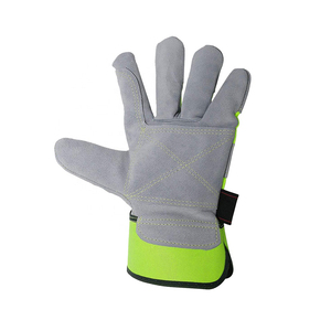 ถุงมือช่างริกเกอร์แบบหนาพิเศษ สำหรับงานหนัก ใช้ในงานก่อสร้างสนามน้ำมันและงานริกกิ้ง ถุงมือช่างริกเกอร์หนังสำหรับงานอุตสาหกรรม - Product Image 2