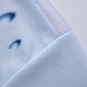T-shirt à manches courtes pour homme, imprimé Water Splash, col rond, coupe ajustée, décontracté, séchage rapide, en polyester tricoté - Product Image 4