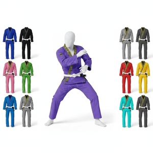 Se Aceptan Diseños Personalizados de Uniformes de Jiu Jitsu Brasileño, Marca Privada OEM ODM, Kimono de Artes Marciales de Algodón, Uniforme Ligero de BJJ - Product Image 1