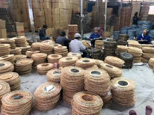 Wholesale Handmade Boho Round Seagrass <b>Wall</b> <b>Mirror</b> Natural Woven <b>Mirror</b> Vietnam Supplier - Product Image 5