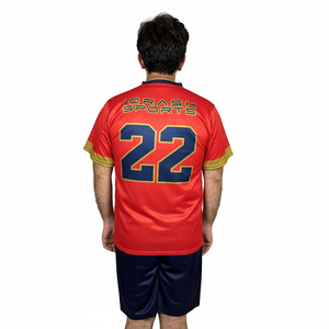 ชุดฟุตบอลคุณภาพสูงแบบแขนครึ่งตัวและกางเกงขาสั้น พร้อมดีไซน์กระชับเพื่อการฝึกซ้อมและการแข่งขัน - Product Image 2