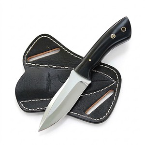 Couteaux à Découper à Lame Fixe Faits Main, Manche en Bois d'Olivier, Mosaïque de Clous, Chasse, EDC, Camping, avec Étui en Cuir, Vente Directe Usine - Product Image 3