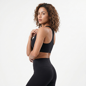 Soutien-gorge de sport à col en U pour femme, haut court de yoga rembourré, soutien-gorge de fitness pour la gym, soutien-gorge de yoga à maintien élevé pour femme - Product Image 4