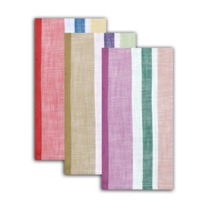 Serviette de cuisine en coton 100% de qualité supérieure, à rayures, pour la maison et la restauration, séchage rapide, en coton slub. - Product Image 6
