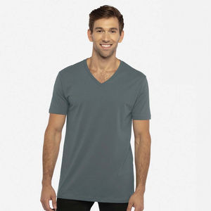 T-shirts pour hommes à col en V, qualité coton premium, manches courtes, vente en gros, design imprimé tendance pour hommes, t-shirts à col en V de marque pas chers - Product Image 5