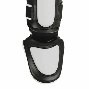 Protector de Piernas Deportivo Profesional Personalizado de Alta Calidad en Cuero PU con Cierre Ajustable para Boxeo, MMA, Taekwondo, Muay Thai - Product Image 4