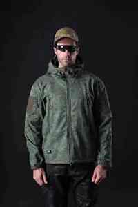 Blouson en cuir décontracté pour homme, léger, chaud et imperméable avec fermeture éclair, coupe-vent, équipement d'extérieur – Vente en gros - Product Image 4