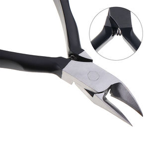 Cortauñas de Acero Inoxidable Negro de Diseño Superior 2026, Personalizado para Arte de Uñas, Eliminador de Cutículas y Piel Muerta, Cortador de Bordes - Product Image 4