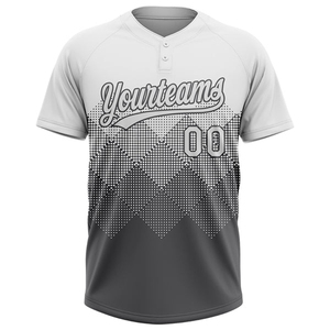 เสื้อเบสบอลซอฟต์บอลแบบสองกระดุม ชุดยูนิฟอร์มสั่งทำพิเศษสำหรับเยาวชน ผู้ใหญ่ ชาย หญิง ชุดทีม - Product Image 2