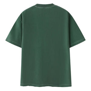 Camiseta Unisex de Talla Grande, Manga Corta, Estilo Retro, Algodón Lavado, Corte Holgado y Moderno, Hombros Caídos, Diseño Personalizado - Product Image 2