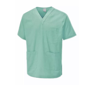 High Quality Custom Made Short Sleeve Men's Medical <b>Scrub</b> <b>Tops</b> Breathable Lightweight High Demanded Product Men <b>Scrub</b> <b>Tops</b> - Product Image 2
