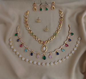 Conjunto de Collar con Acabado Mate CZ, Oferta Combinada - Product Image 2