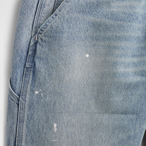 Pantalones Vaqueros de Mezclilla para Hombre Muzamin al por Mayor, Estilo Nuevo de Verano y Otoño, Corte Regular, Casual, Transpirable, Ligero, Lavado Medio, Color Sólido - Product Image 6