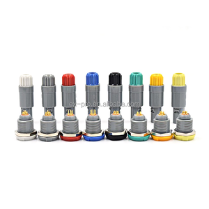 Conector Médico de Empuje y Extracción de Plástico Macho/Hembra de la Serie <span class=keywords><strong>0P</strong></span> 1P 2P 3P 4P PAG PKG de 2-14 Pines, Protección IP64, -50C +150C - Product Image 6