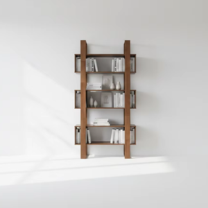 ชั้นวางของอเนกประสงค์ไม้สักแท้ Roca Durable Solid Teak Wood พร้อมการตกแต่งแบบธรรมชาติ ชั้นวางของสไตล์โมเดิร์นเรียบง่ายสำหรับห้องนั่งเล่น - Product Image 3