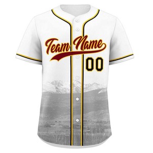 Trendy All Seasons Custom Logo Short Sleeve Complete Jersey Sports Baseball Uniforms For Unisex 100% Polyester Breathable 2026 - Product Image 3