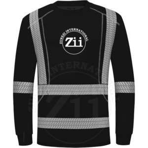 Veste de sécurité en polaire haute visibilité grande taille, économique, avec logo personnalisé, pour hommes et femmes, conforme à la norme ANSI Classe 1, imperméable, avec éclairage LED et poches latérales sur la poitrine - Product Image 1