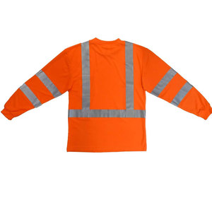 Hi <b>Vis</b> 100% Safety Reflective <b>T</b> <b>Shirt</b> Custom Made Safety Reflective Long Sleeve <b>T</b> <b>Shirts</b> Construction Hi <b>Vis</b> <b>Shirts</b> - Product Image 3