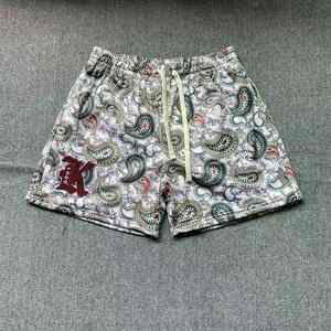 Shorts en maille personnalisés pour hommes, entrejambe de cinq pouces, double couche, imprimé camouflage bandana par sublimation, vêtements de sport décontractés - Product Image 2