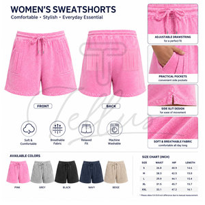 Shorts de sport pour femmes, décontractés, d'été, à séchage rapide, respirants, 100% coton, personnalisés - Product Image 6