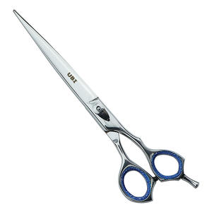 Ciseaux de barbier professionnels pour droitiers de 20,5 cm, en acier inoxydable, à bord tranchant comme un rasoir, avec vis de réglage, manche moyen, pour la coiffure - Product Image 4