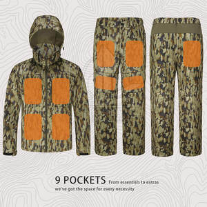 Survêtement de chasse pour hommes, design personnalisé, contraste de couleurs, prix bas, vente en gros, qualité supérieure, en vente en ligne - Product Image 3