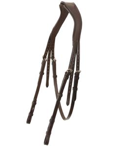 Brida de caballo de competición de alto diseño de muestra rápida ecuestre elegante Brida de doma de cuero para montar disponible a un precio - Product Image 3