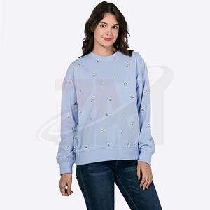 Sudadera estampada para mujer, top informal de moda con cuello redondo de primera calidad para uso diario y comodidad para el día a día - Product Image 3