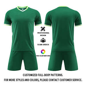 Conjunto de Camisetas de Fútbol Unisex Personalizadas al por Mayor, 100% Poliéster, Estilo Top, Impresión de Logotipo, Diseño de Sublimación para Adultos, Ligeras - Product Image 2