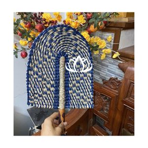 Éventail en jonc de mer fait main de haute qualité, modèle 2026, idéal pour le refroidissement et la décoration intérieure, cadeau de mariage ou de fête – Choix Populaire - Product Image 1