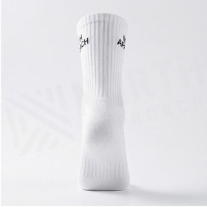 North Approach Crew <b>Socks</b> White Cotton Breathable <b>Running</b> <b>Socks</b> for Adults Summer Season - Product Image 2