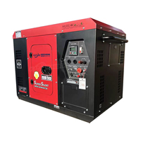 Générateurs diesel silencieux KATHER Mobile 5KW 8KW 9KW 10KW 10KVA 12KVA avec démarrage automatique, alternateur tout cuivre pur, dynamo d'alimentation de secours
