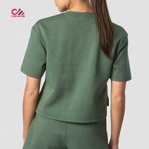 Camisetas de mujer al por mayor, camisetas de moda transpirables de manga corta, camisetas ligeras para mujer, MOQ bajo en venta - Product Image 6