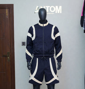 Conjunto de Pantalones Cortos Deportivos Transpirables de Verano para Hombre, Personalizados, Ligeros, de Poliéster/Algodón, con Logotipo Bordado Premium - Product Image 2