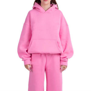 Conjunto Deportivo Informal con Capucha para Mujer, 100% Algodón, Secado Rápido, Transpirable, Mangas Largas - Product Image 1