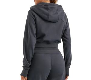 Sudadera para Mujer, Logotipo Personalizado OEM, Corte Regular, Top Corto, Sudadera con Capucha Sexy 2026 - Product Image 2