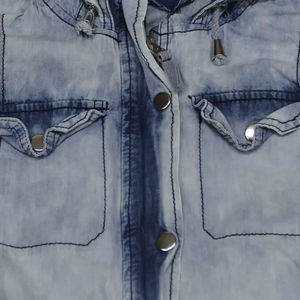 Nouvelle Collection : Vestes en Jean Délavé pour Femmes – Hiver Respirant, Style Urbain avec Doublure en Coton, Service OEM - Product Image 2