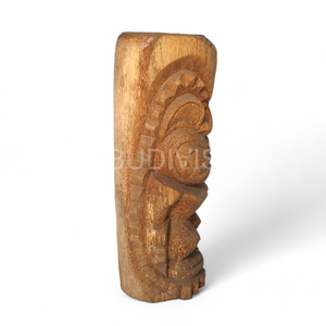 Tabouret de café en bois Totem Tiki Guardian, mobilier tribal fait main pour la vente en gros, idéal pour l'aménagement de complexes hôteliers et de villas - Product Image 4
